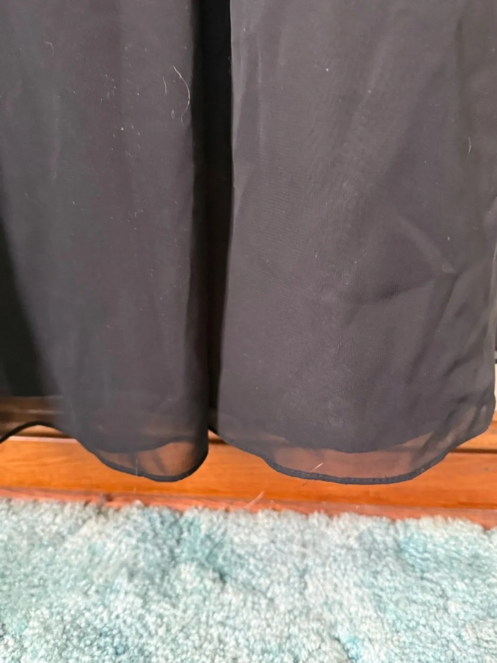 Bill Levkoff Black Sleeveless Maxi Dress with Gathered Bodice